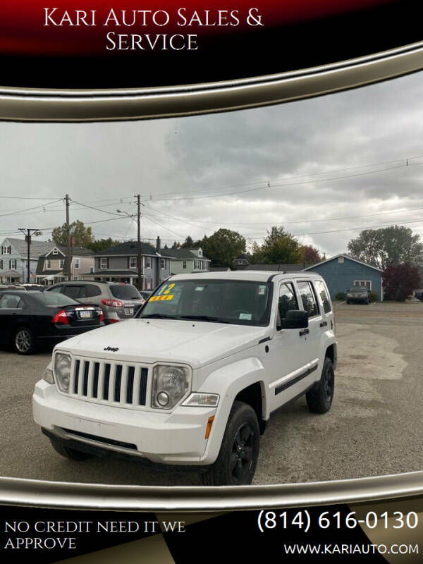 2012 Jeep Liberty for sale at Kari Auto Sales & Service in Erie PA