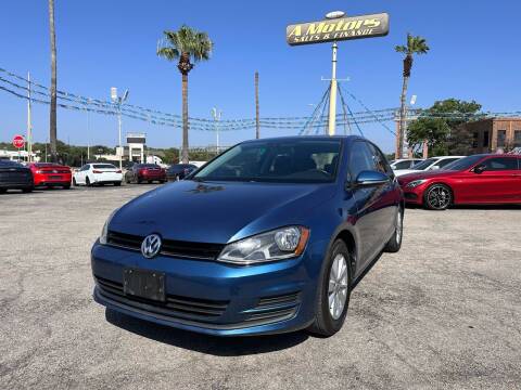 2015 Volkswagen Golf for sale at A MOTORS SALES AND FINANCE in San Antonio TX
