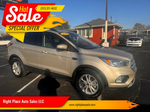 2018 Ford Escape for sale at Right Place Auto Sales LLC in Indianapolis IN