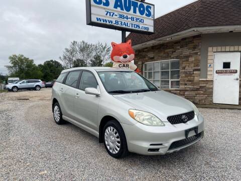 2004 Toyota Matrix for sale at 83 Autos in York PA