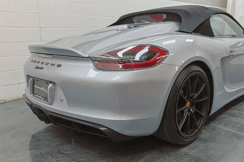 2016 Porsche Boxster Spyder