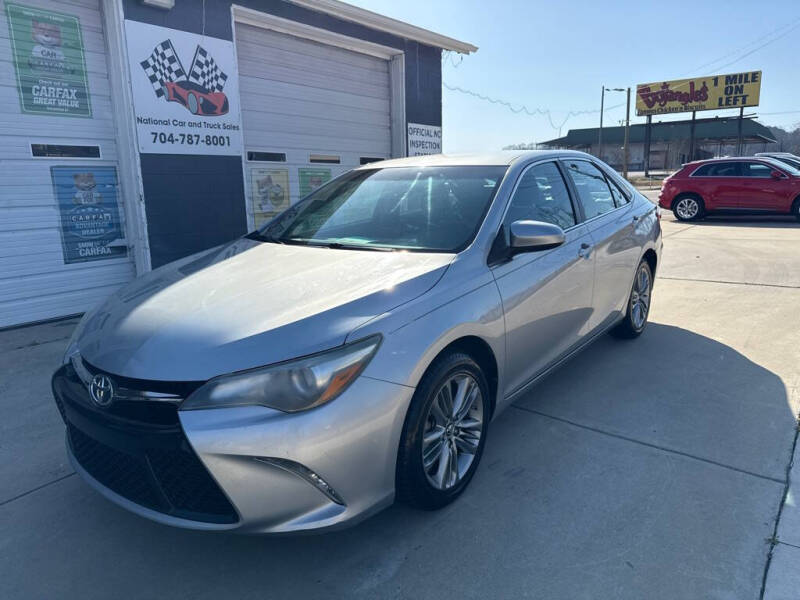 2015 Toyota Camry for sale at NATIONAL CAR AND TRUCK SALES LLC in Concord NC