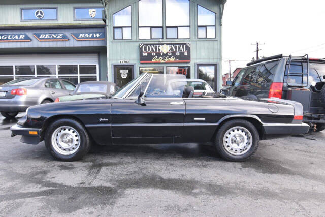 1987 Alfa Romeo Spider for sale at Continental Motors Inc in Lake Forest Park, WA