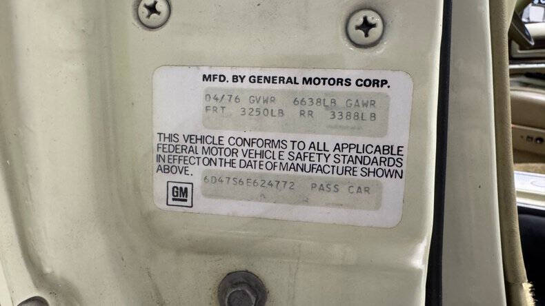 1976 Cadillac DeVille