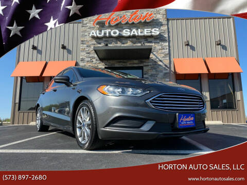 2017 Ford Fusion for sale at HORTON AUTO SALES, LLC in Linn MO