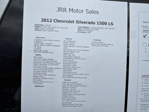 2012 Chevrolet Silverado 1500 LS