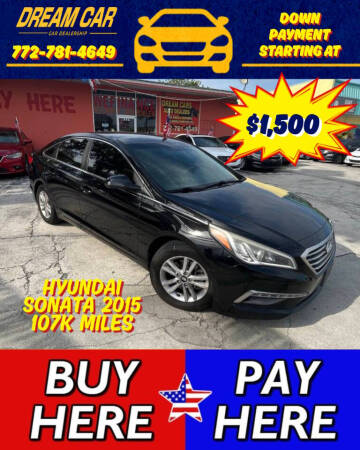 2015 Hyundai Sonata for sale at DREAM CARS in Stuart FL