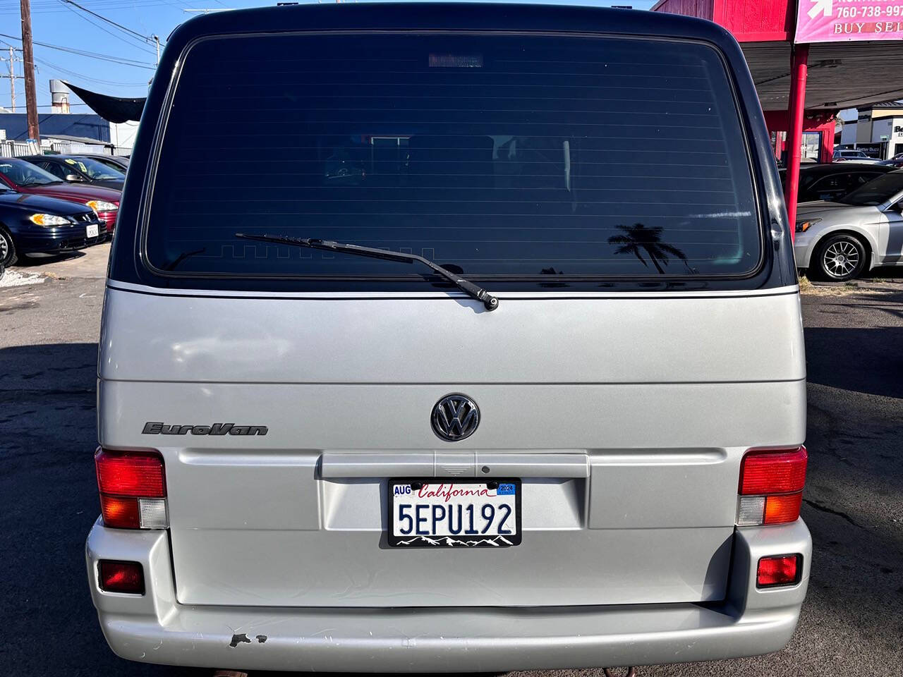 2002 Volkswagen EuroVan for sale at North County Auto in Oceanside, CA