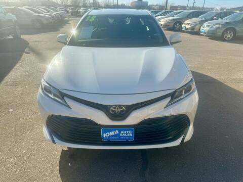 2018 Toyota Camry for sale at Iowa Auto Sales, Inc in Sioux City IA