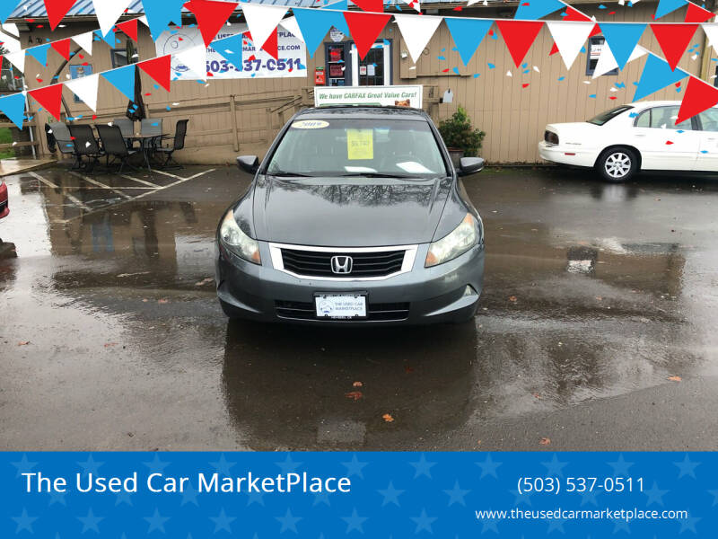 2009 Honda Accord for sale at The Used Car MarketPlace in Newberg OR