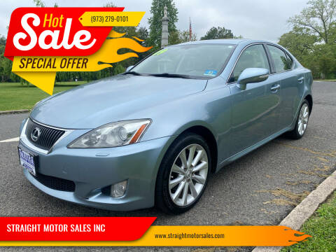 2009 Lexus IS 250 for sale at STRAIGHT MOTOR SALES INC in Paterson NJ