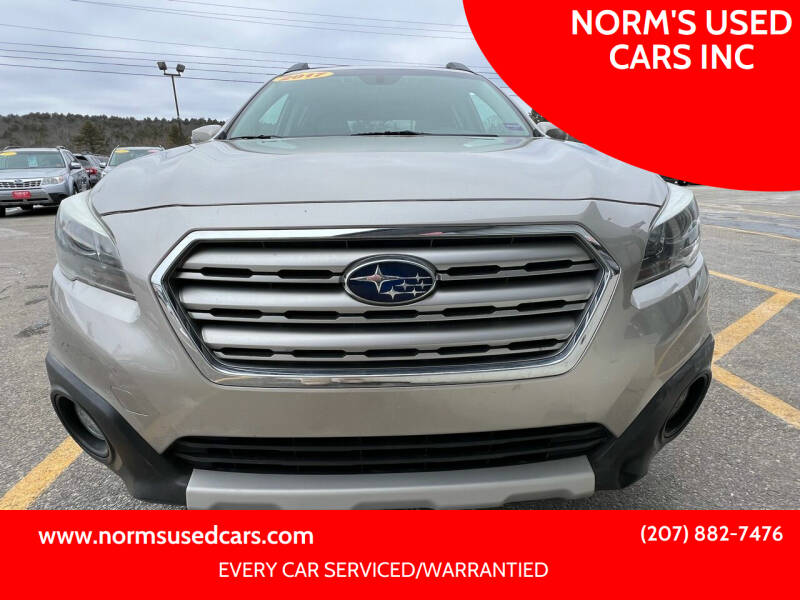 2017 Subaru Outback for sale at NORM'S USED CARS INC in Wiscasset ME