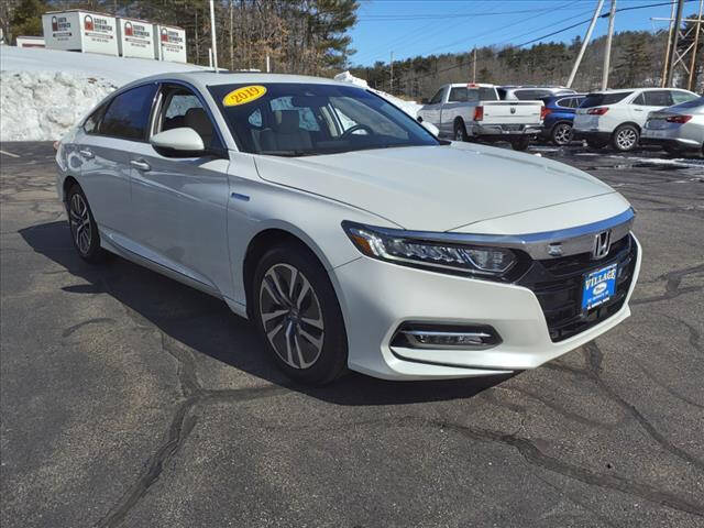 2019 Honda Accord Hybrid for sale at VILLAGE MOTORS in South Berwick ME