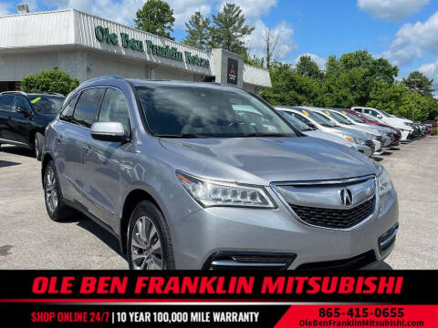 2016 Acura MDX for sale at Ole Ben Franklin Motors KNOXVILLE - Clinton Highway in Knoxville TN