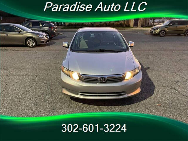 2012 Honda Civic for sale at Paradise Auto in Wilmington, DE