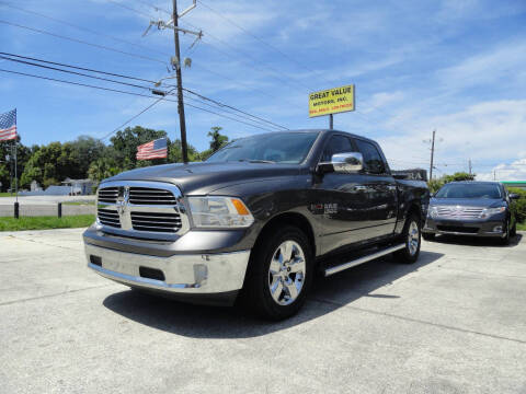 2015 RAM 1500 for sale at GREAT VALUE MOTORS in Jacksonville FL