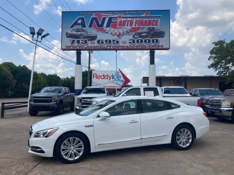 2018 Buick LaCrosse for sale at ANF AUTO FINANCE in Houston TX