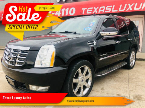 2010 Cadillac Escalade for sale at Texas Luxury Auto in Cedar Hill TX