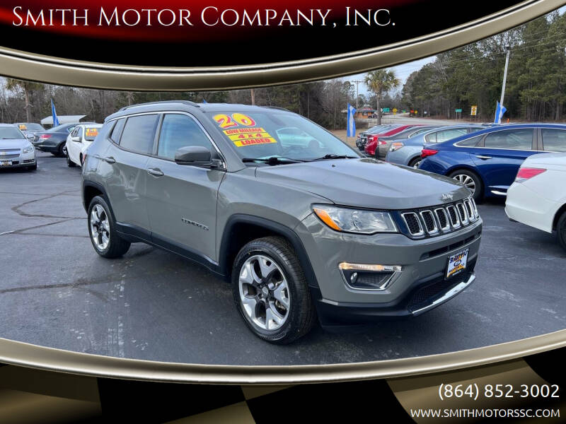 2020 Jeep Compass for sale at Smith Motor Company, Inc. in Mc Cormick SC