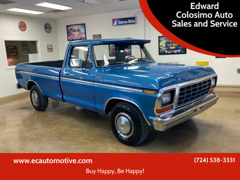 1979 Ford F-150 for sale at Edward Colosimo Auto Sales and Service in Evans City PA