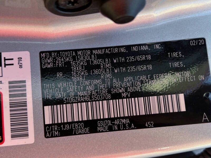 2020 Toyota Highlander XLE