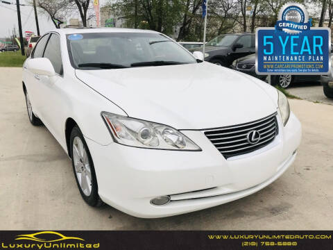 2007 Lexus ES 350 for sale at LUXURY UNLIMITED AUTO SALES in San Antonio TX