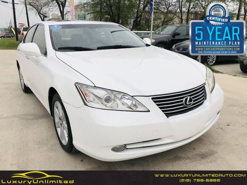 2007 Lexus ES 350 for sale at LUXURY UNLIMITED AUTO SALES in San Antonio TX