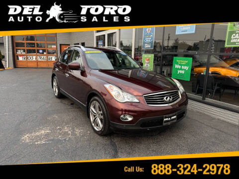 2011 Infiniti EX35 for sale at DEL TORO AUTO SALES in Auburn WA