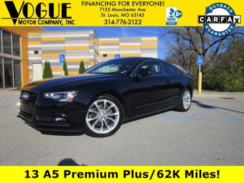 2013 Audi A5 for sale at Vogue Motor Company Inc in Saint Louis MO