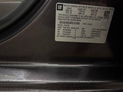 2015 GMC Sierra 1500