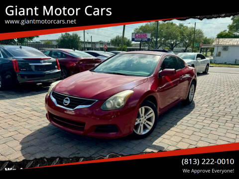 2012 Nissan Altima for sale at Giant Motor Cars in Tampa FL