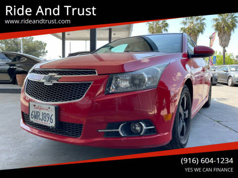 2012 Chevrolet Cruze for sale at Ride And Trust in Sacramento CA