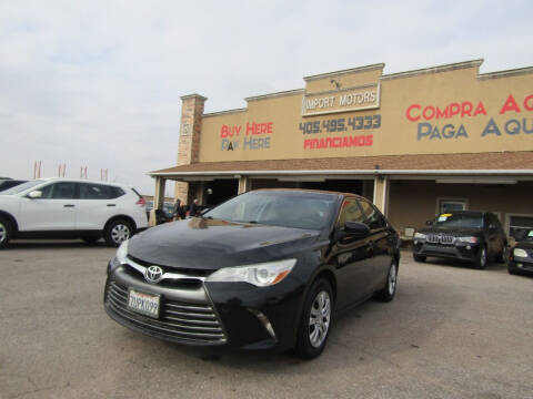 2016 Toyota Camry for sale at Import Motors in Bethany OK