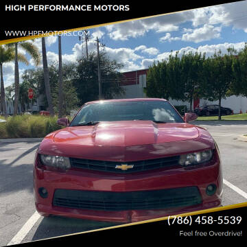 2014 Chevrolet Camaro for sale at HIGH PERFORMANCE MOTORS in Hollywood FL