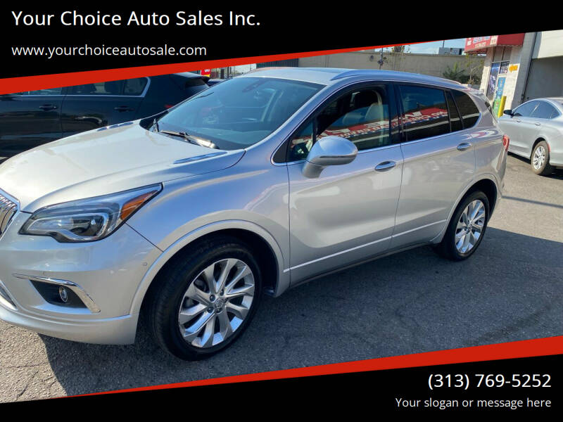 2017 Buick Envision for sale at Your Choice Auto Sales Inc. in Dearborn MI