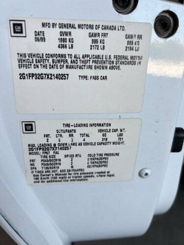 1999 Chevrolet Camaro