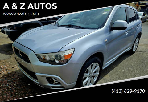 2012 Mitsubishi Outlander Sport for sale at A & Z AUTOS in Westfield MA