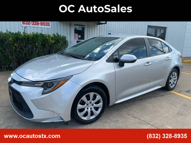 2020 Toyota Corolla for sale at OC AutoSales in Pearland TX