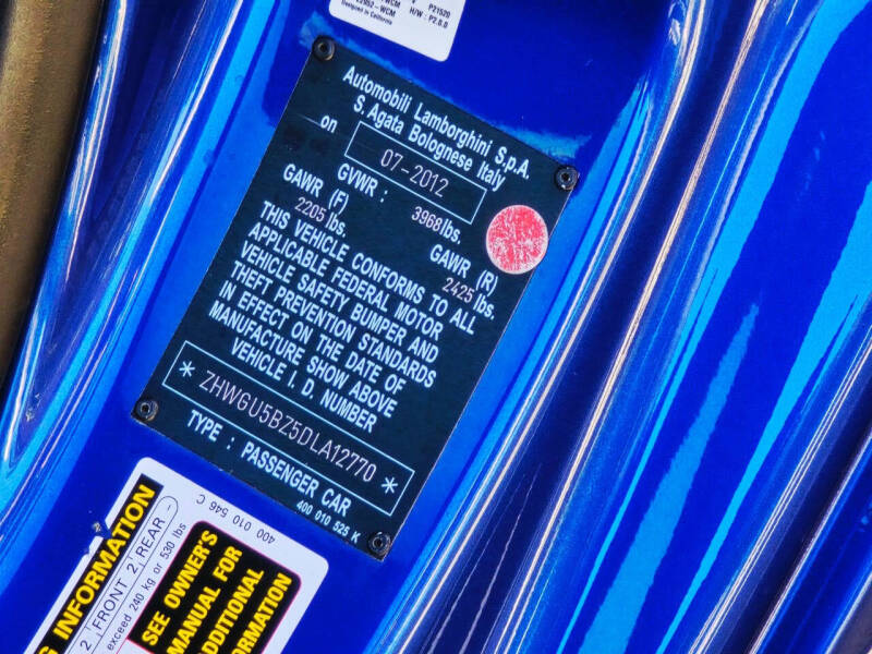 2013 Lamborghini Gallardo LP 550-2