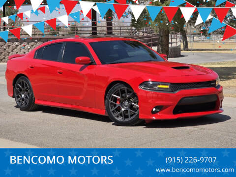 2019 Dodge Charger for sale at BENCOMO MOTORS in El Paso TX