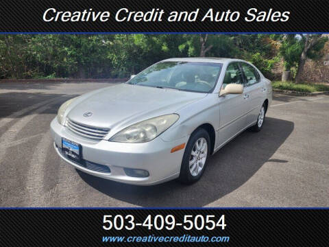 2002 Lexus ES 300 for sale at Creative Credit & Auto Sales in Salem OR