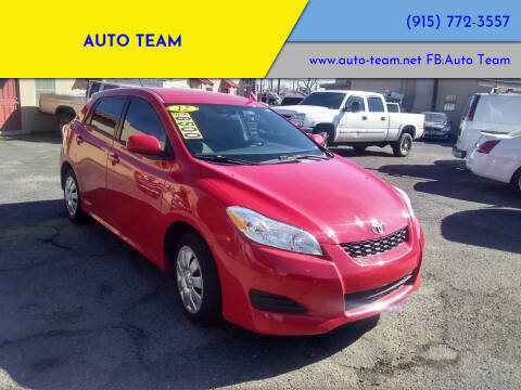 2012 Toyota Matrix for sale at AUTO TEAM in El Paso TX