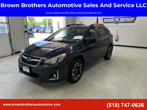 2016 Subaru Crosstrek for sale at Brown Brothers Automotive Sales And Service LLC in Hudson Falls NY