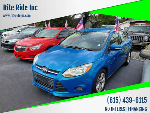 2014 Ford Focus for sale at Rite Ride Inc in Murfreesboro TN