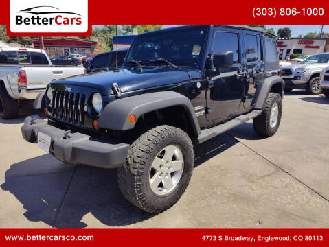 2012 Jeep Wrangler Unlimited for sale at Better Cars in Englewood CO