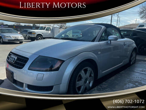 2001 Audi TT for sale at Liberty Motors in Billings MT