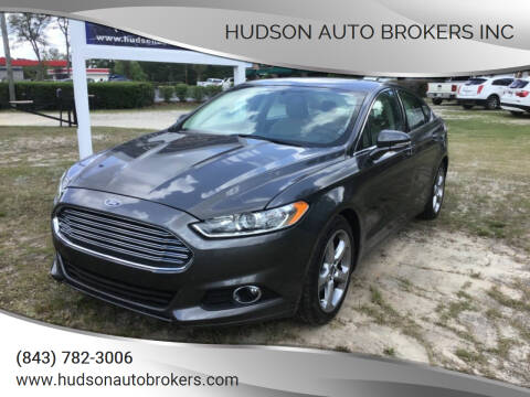 2016 Ford Fusion for sale at HUDSON AUTO BROKERS INC in Walterboro SC