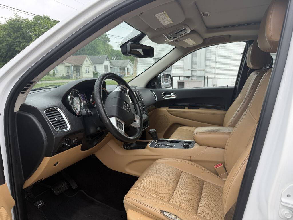 White 2013 Dodge Durango Citadel AWD Citadel 4dr SUV 2