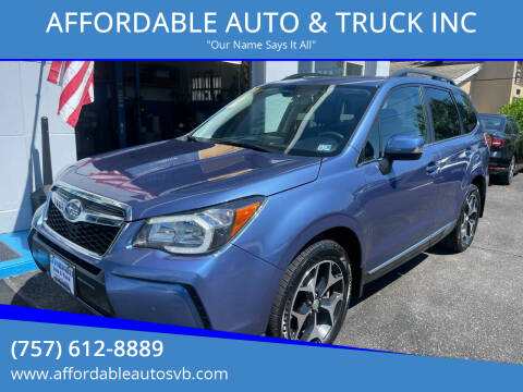 2016 Subaru Forester for sale at AFFORDABLE AUTO & TRUCK INC in Virginia Beach VA