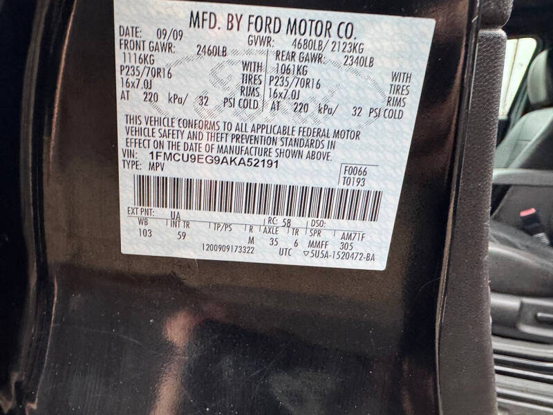 2010 Ford Escape Limited